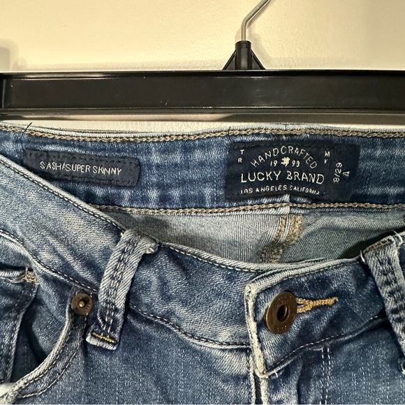 Lucky Brand Jeans Sasha Super Skinny Stretchy Size 8/29 - Picture 3 of 5